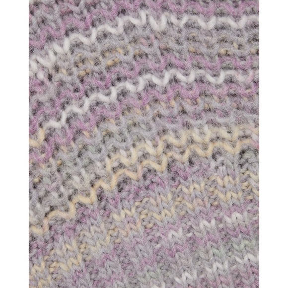 Nicholas Maliya Marled Alpaca Blend Sweater Gray Size Large - Picture 5 of 5